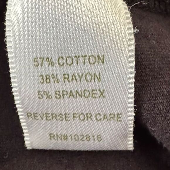 Garnet Hill Easy Tee Black Ruched Ruffle Shirt Dress Size Small - Picture 4 of 5